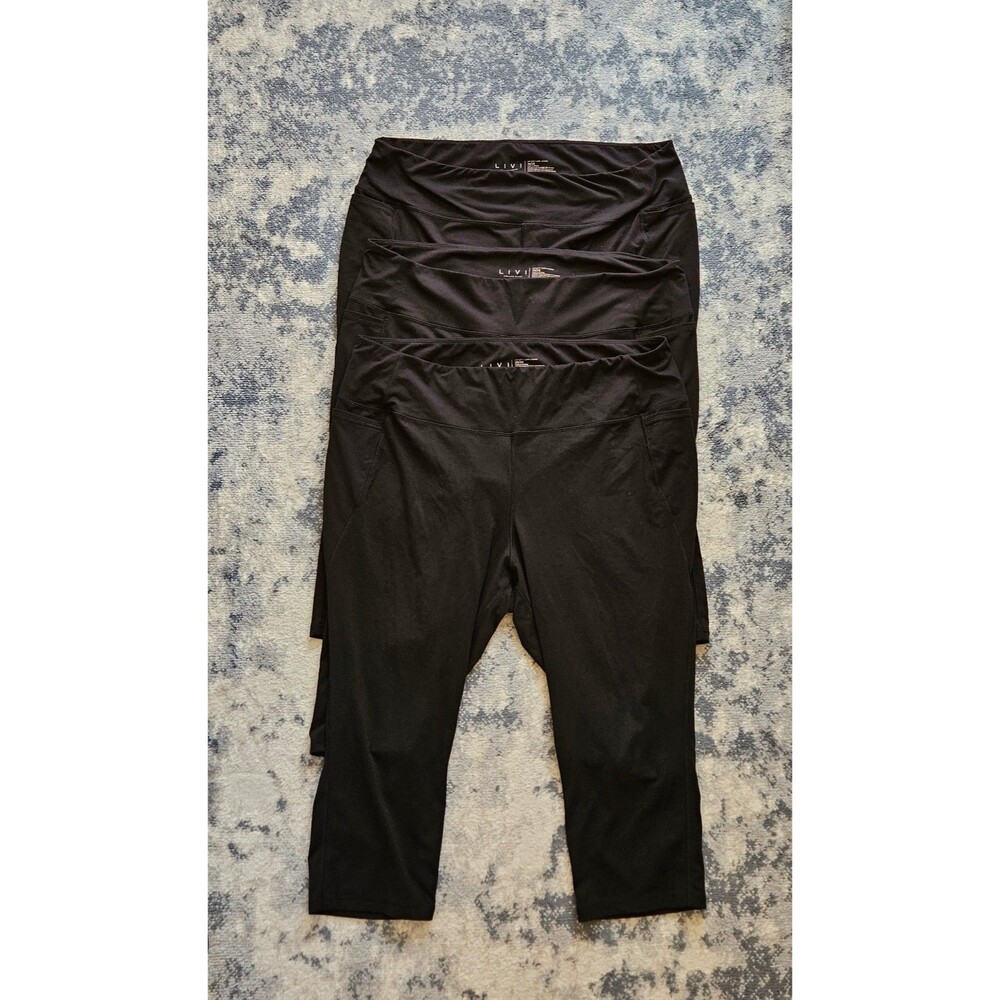 Lane Bryant Livi Soft Capri Leggings 26/28 (3 pairs)